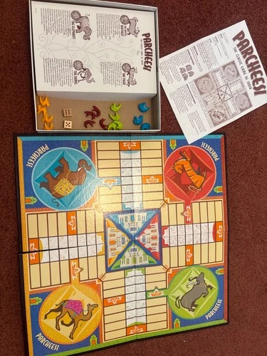 Parcheesi “The Classic Game of India” Vintage 2001 Milton Bradley