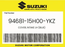 Suzuki Genuine Cover, Intake Lh (Blue) - 94681-15H00-Ykz