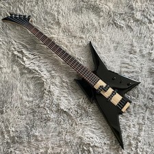 Electric Bass Guitar Black 5 String Neck Thru Body Special Solid Body Basswood