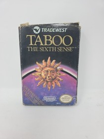 Taboo The Sixth Sense Nintendo NES Complete With Manual And Box CIB
