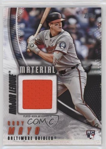 2025 Topps Series 1 Major League Material Relic Coby Mayo #MLM-CMA Rookie RC