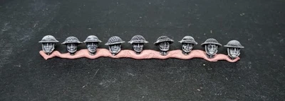 3D PRINTING VALLEY WWII British Heads Set (9 models) Various Scales Historical Wargaming