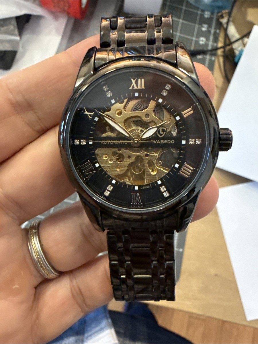 Automatic Lavaredo Luxury Skeleton Diamond Dial Stainless Steel