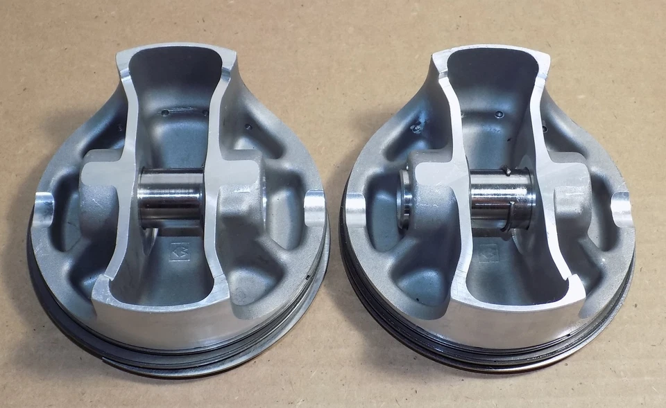 Juego de pistones con anillos, pasadores de muñeca Ducati 998 998S 999 996R Monster S4RS 12220642A Foto 3 de 3