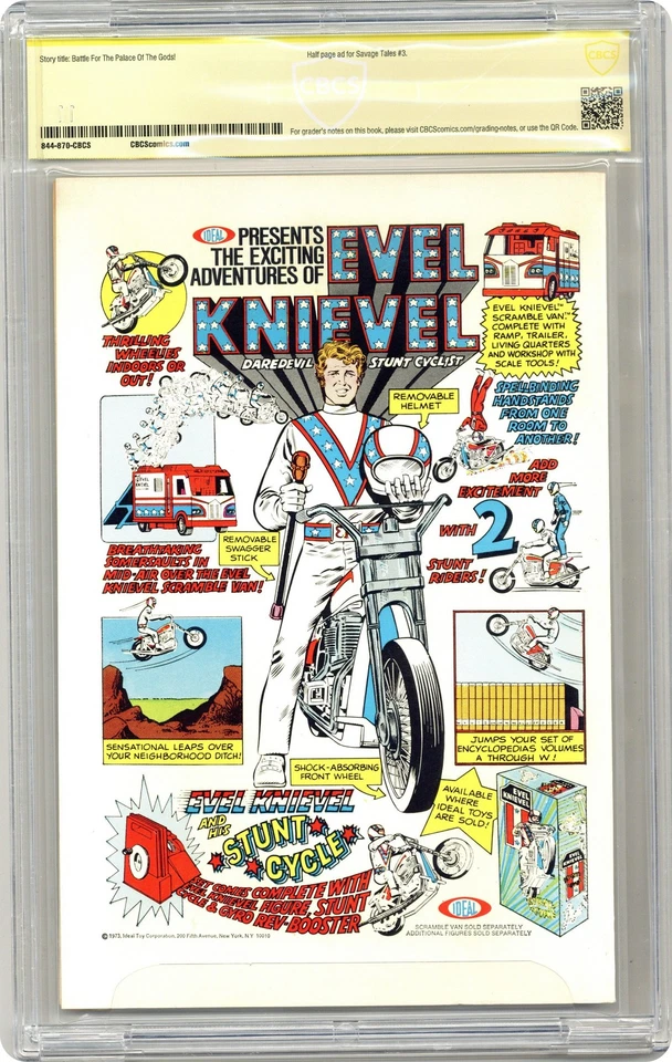 Man-Thing #1 CBCS 7.5 Witnessed Sig Roy Thomas 1974 18-3311DA4-090 - Image 2 of 2