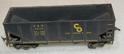 VINTAGE 1956 REVELL C&O 4040 CHESAPEAKE & OHO 2 BAY HOPPER NICE READ DESC.