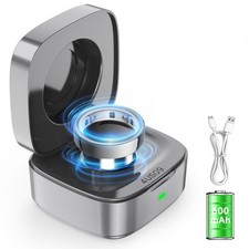 Wireless Charging Case Compatible with Oura Ring Gen 4 Charger Size 9, 600mAh Po