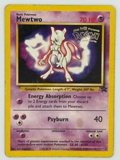 Mewtwo 3 Promo Wizards Black Star Promos Pokemon Heavily Played on eBay
