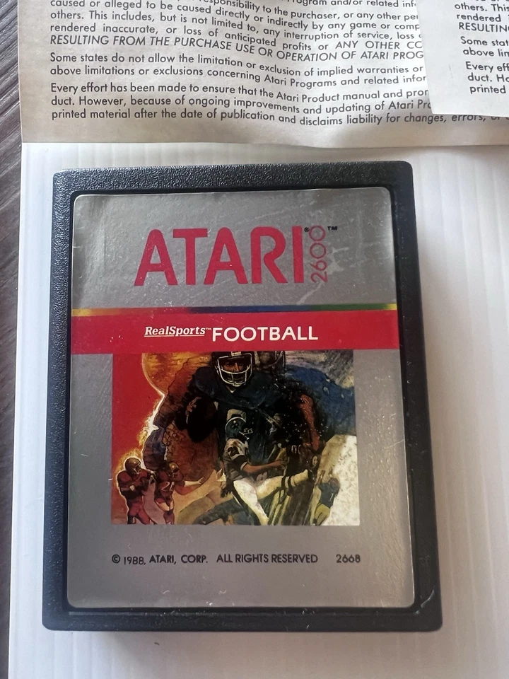 雅达利 2600 电子游戏盒 4 件装带手册 — 第 2/4 张图片