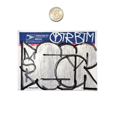 Rare Handmade HAEL MSK BTM OTR 228 Bluetop Sticker - Haeler Revok Katsu Twister