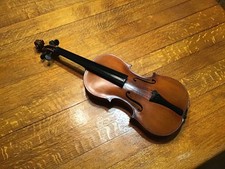 Antique Violin Made Germany Antonious Stradiuarius Cramonansis Faciebat Anno 17