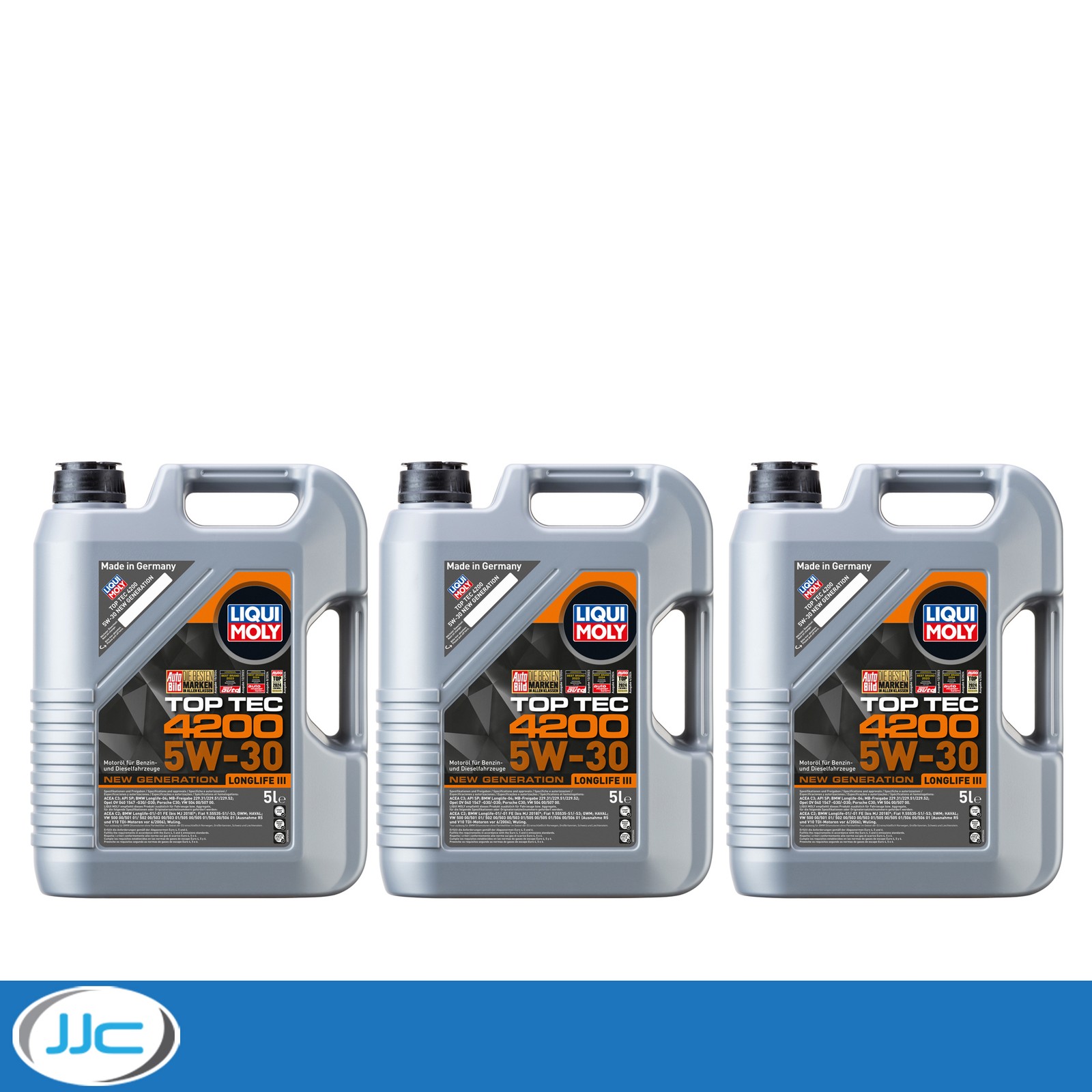 Liqui Moly Top Tec 4200 5W-30 Synthetic Technology Based Engine Oil 5L 5 Litres - Image 49