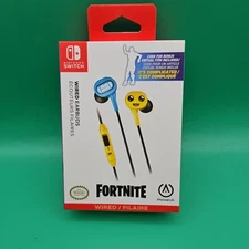 PowerA Wired Gaming Earbuds for Nintendo Switch, Fortnite Peely, With Code