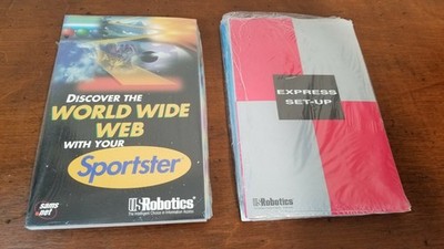 US Robotics Sportster Installation Manual with Media Set-Up SEALED