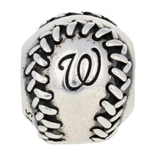Pandora Washington Nationals Charm Ster Baseball NEW Authentic 790969-G030 Retd