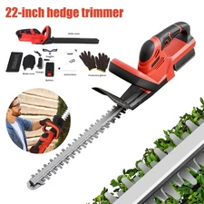 22'' Electric Hedge Trimmer Cordless Power Hedge Trimmer for Garden Yard Cutting