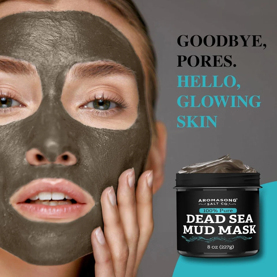 Aromasong 100% Pure Dead Sea Mud Mask for Face and Body - Spa Quality Pore - Image 4 of 4