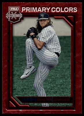 2023 Panini Elite Extra Edition #PC-12 Rhett Lowder Primary Colors