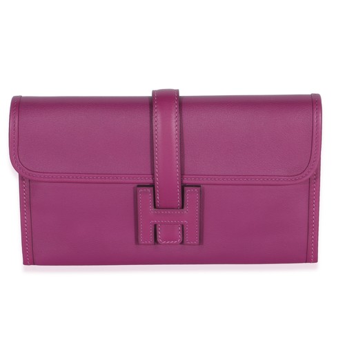 Hermès Anemone Swift Jige Duo Clutch