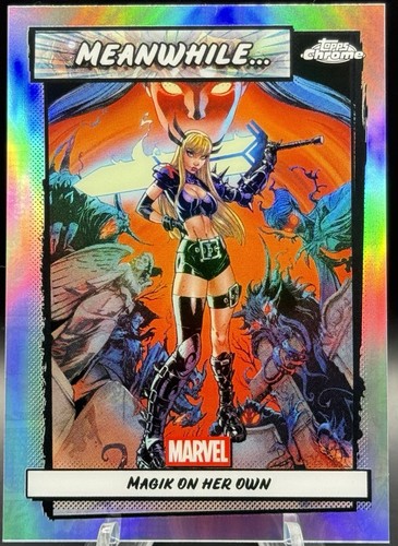 Magik on her Own [Red] #MW-06 Marvel 2026 Topps Chrome Meanwhile card