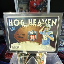 Panini Absolute 2025 Jared Goff Hog Heaven Insert HH-JGF Detroit Lions NFL