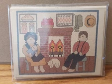 Canterbury Designs Cross Stitch Notes 8 Blank Message Note Cards Envelopes