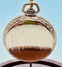 ✨ HOLD EVERYTHING ✨ ART DECO FANCY ENGRAVED 14K GOLD FILLED POCKET WATCH CASE