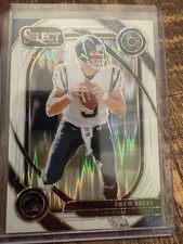 2024 Panini Select - Club Level Drew Brees #253 White Shock Prizm /199
