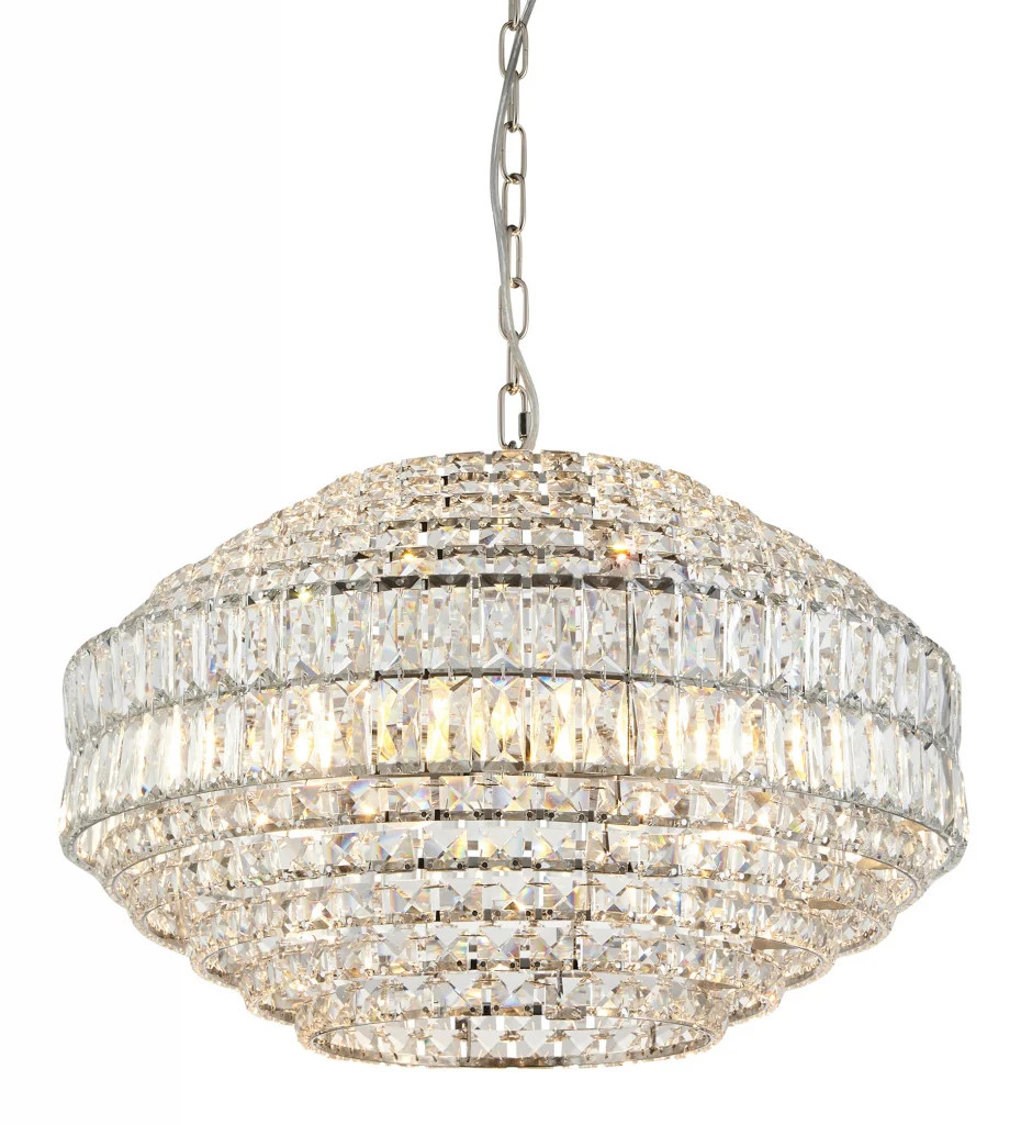 Ceiling Light Silver Beatrice 5 Bright Nickel Endon 99155
