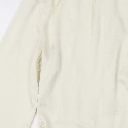 Top donna H&M avorio manica lunga collo alto XS - Foto 5 di 12