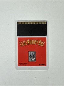Legendary Axe TurboGrafx-16 1989 CIB Tested
