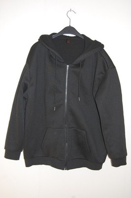 ROMWE - GR. L - Sweatjacke schwarz figurumspielend