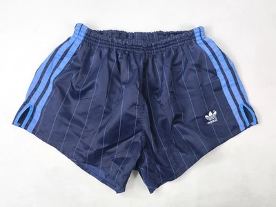 adidas Shorts Nylon Gr. D (L) blau hellblau West Germany vintage Polyamid 0841 - Bild 1 von 4