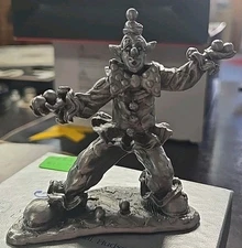 Hudson Pewter Figurine 2004 Juggling Circus Clown