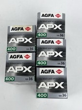 5x- Agfa APX 400 36 135mm Professional Black and White Film 36 exp. 2009 2010