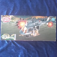 Helicopter Military Playset - Chad Valley. Helicopter, figure and gun. Unused 