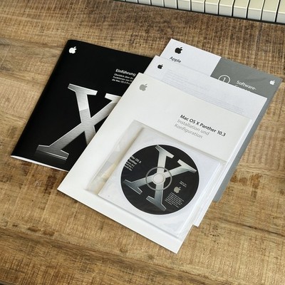 Apple Mac OS X Panther 10.3 Retail CD (2Z603-3914)  NEU & OVP Versiegelt Vintage
