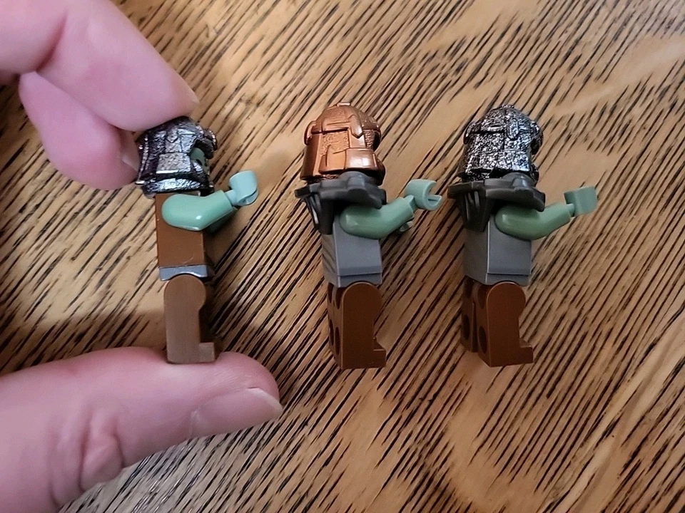 LEGO CASTLE FANTASY ERA TROLL WARRIOR MINIFIGURE - USED LOT OF 3 - Image 3 of 4