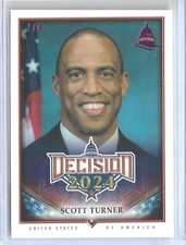 2024 DECISION UPDATE ~ SCOTT TURNER "PINK" CAPITOL CARD #216 ~ 1/4 UNIQUE
