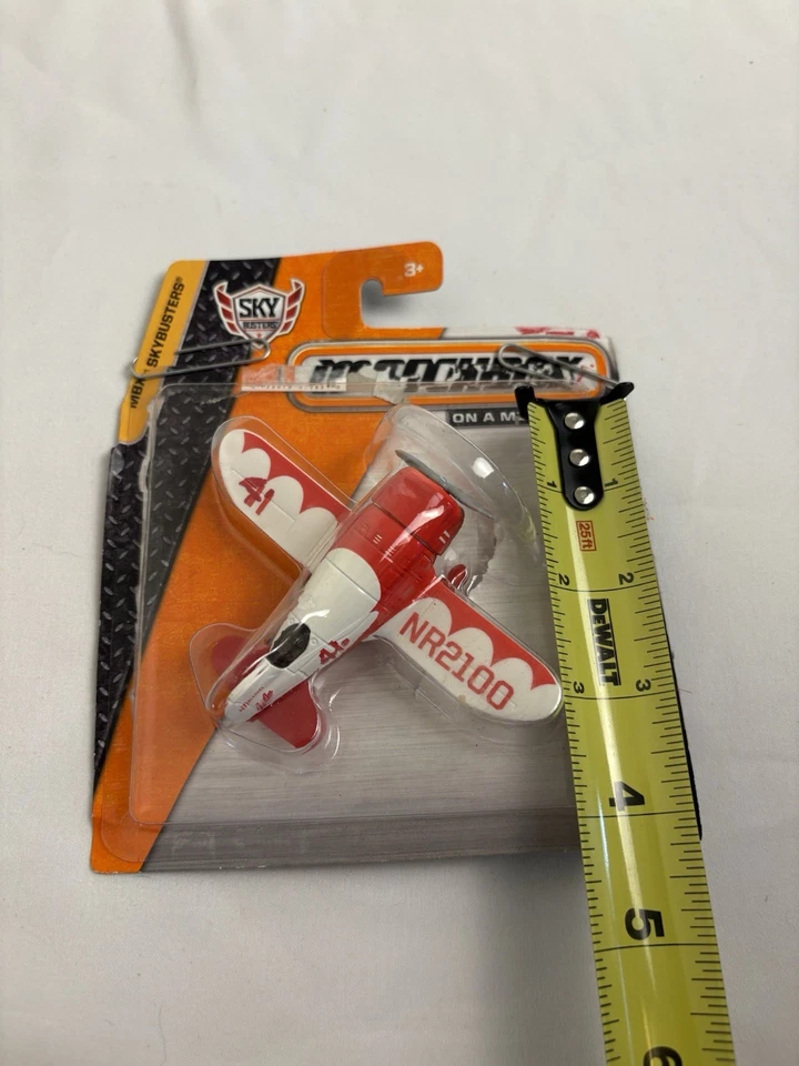 2013 Matchbox Skybusters Red/White 1932 Gee Bee Sportster R1 1Open Box - Image 3 of 3