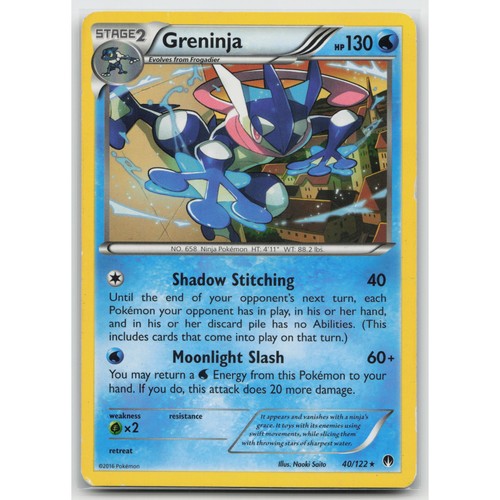 Greninja XY - BREAKpoint 40/122 Rare HP Pokemon