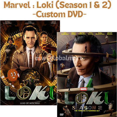 Loki (Season 1-2) | Custom DVD | Marvel Superhero Time Travel Series | 2021-2023