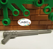 ( P9 / 19 / 3 ) Lego Spear Gun Dark Gray Rounded Trigger Thin Spear Base 30088