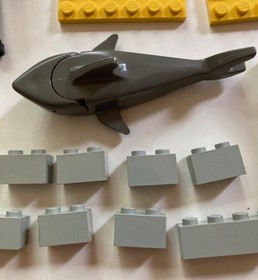 2 Lego Black Knights: 1491 DUAL DEFENDER & 1492 BATTLE COVE- 100% w/ Bags, Inst.