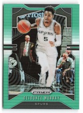 2019-20 Panini Prizm #138 Dejounte Murray Prizms Green San Antonio Spurs