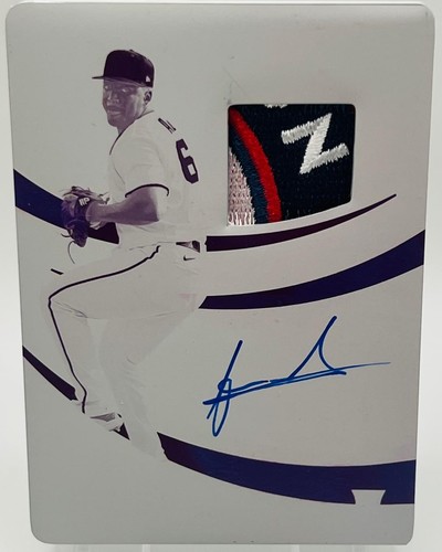 Joan Adon 2022 Immaculate Rookie Patch Auto Printing Plate RC 1/1 One of One