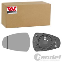 VAN Wezel Spiegelglas AsphÄRisch Beheizbar Links Passend FüR Audi A3 | 0335837