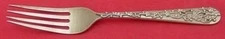 Japanese by Unknown Sterling Silver Regular Fork with Applied Flowers 7"
