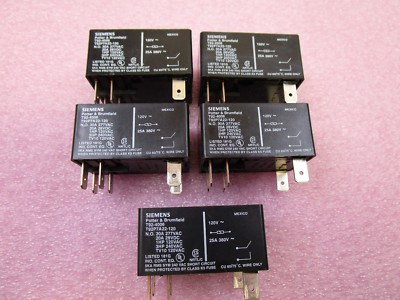 (5 NEW) Potter Brumfield T92P7A22-120  Relays  120VAC, 30A