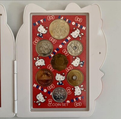 Sanrio Hello Kitty Coin Set Collectible 30th Anniversary 2004 New